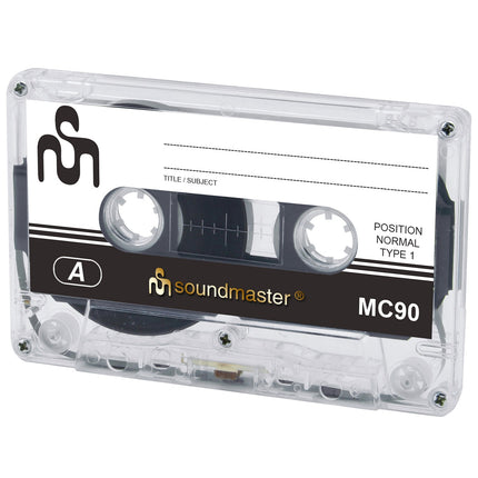 MC905P IEC1 90 minute cassette tape 5-pack