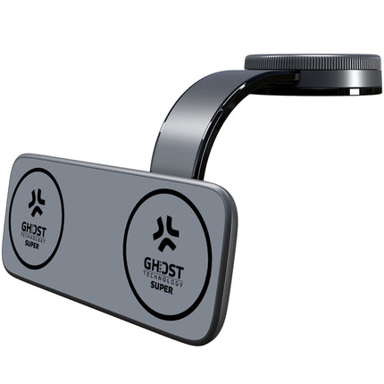 Su „MagSafe“ suderinamas dvigubas magnetinis telefono laikiklis automobiliui, 360