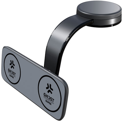 Su „MagSafe“ suderinamas dvigubas magnetinis telefono laikiklis automobiliui, 360