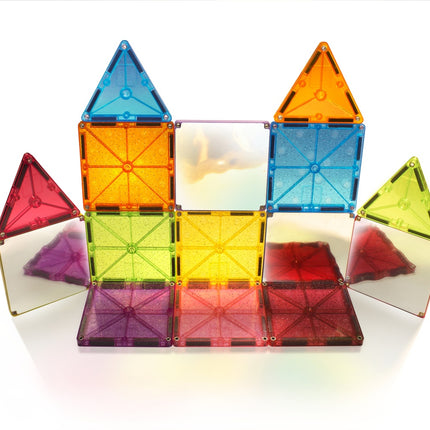 Magna-Tiles magnetinės statybinės plytelės „Žvaigždžių dulkės“, 15 vnt.
