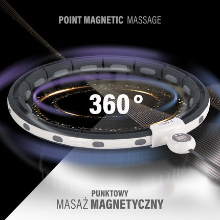 Magnetinis hula lankas su svoriu, skaitikliu ir juosmens atrama