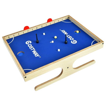 Magnetinis mini stalo futbolo stalas su 2 kamuoliukais ir rankenomis