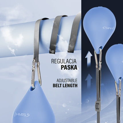 Magnetinis hula lankas su skaitikliu, mėlynas
