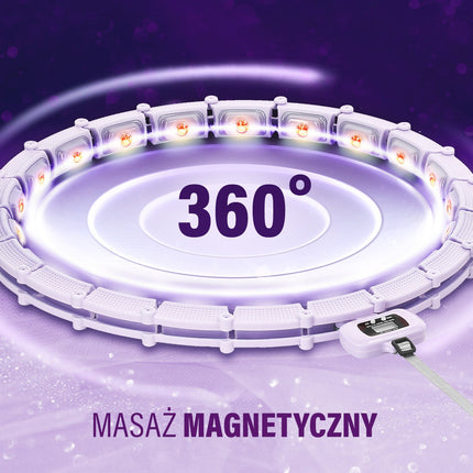 Magnetinis hula lankas su svoriu ir juosmens atrama