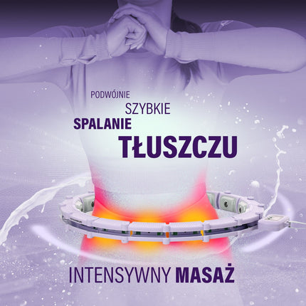 Magnetinis hula lankas su svoriu ir juosmens atrama
