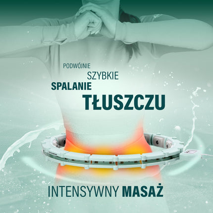 Magnetinis hula lankas su svoriu ir juosmens atrama