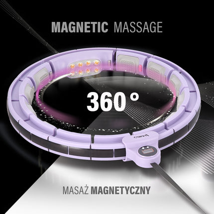 Magnetinis hula lankas su svoriu ir juosmens atrama