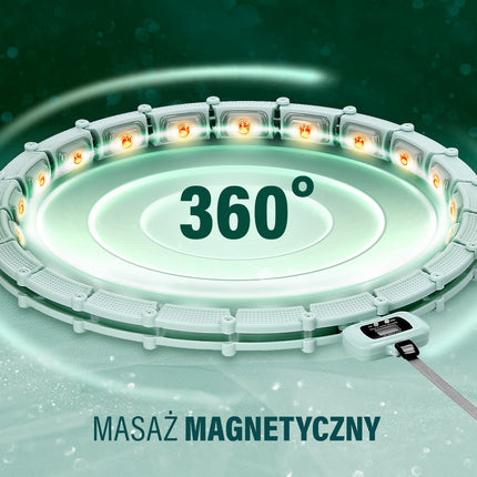 Magnetinis hula lankas su svoriu ir juosmens atrama