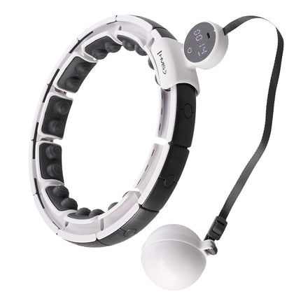 Magnetic Weighted Hula Hoop with Counter & Waist Support