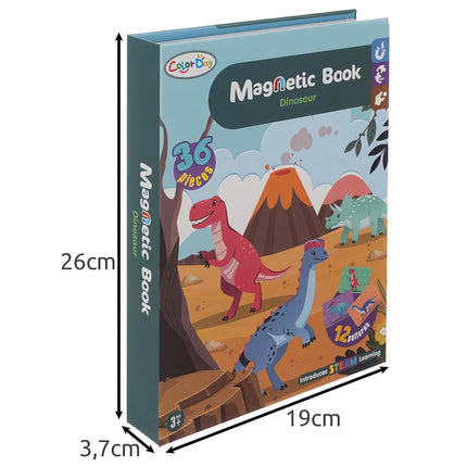 Magnetic puzzle - dinosaurs 24730