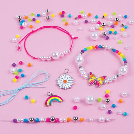 „Make It Real“ „pasidaryk pats“ papuošalų rinkinys „Rainbow Treasure“ apyrankės