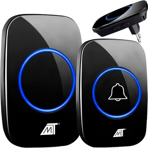 Malatec 21803 black wireless doorbell