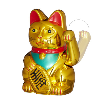 Maneki Neko mojuojanti katė 16 cm