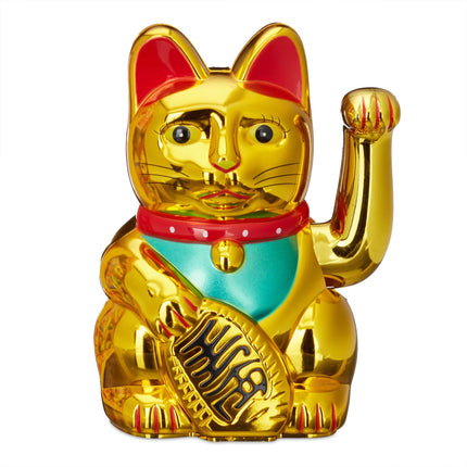 Maneki Neko mojuojanti katė 16 cm