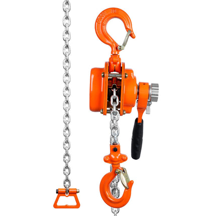 Manual Lever Chain Hoist 0.5 Ton, 1.5 m Lift, G80 Chain