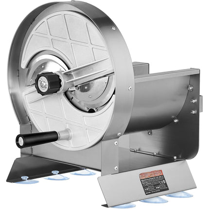 Manual Vegetable Slicer, 0-12mm Adjustable, Stainless Steel