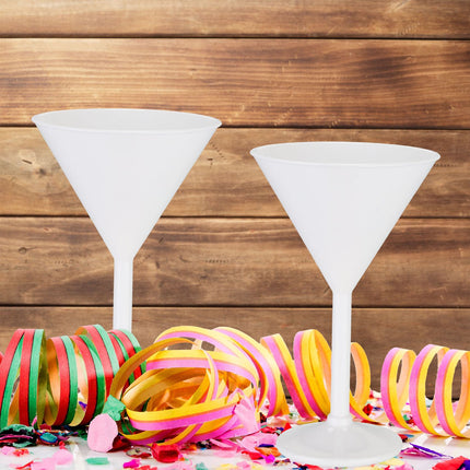 Martini stiklinės plastikinėje pakuotėje, 6 vnt. rinkinys
