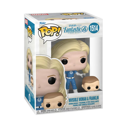Marvel Funko Pop! vinilo figūrėlė: Nematoma moteris ir Franklinas