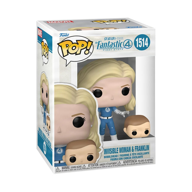 Marvel Funko Pop! vinilo figūrėlė: Nematoma moteris ir Franklinas