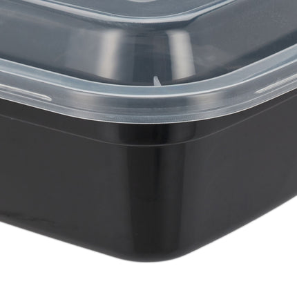 Meal preparation boxes with 1 compartment - 24 pcs