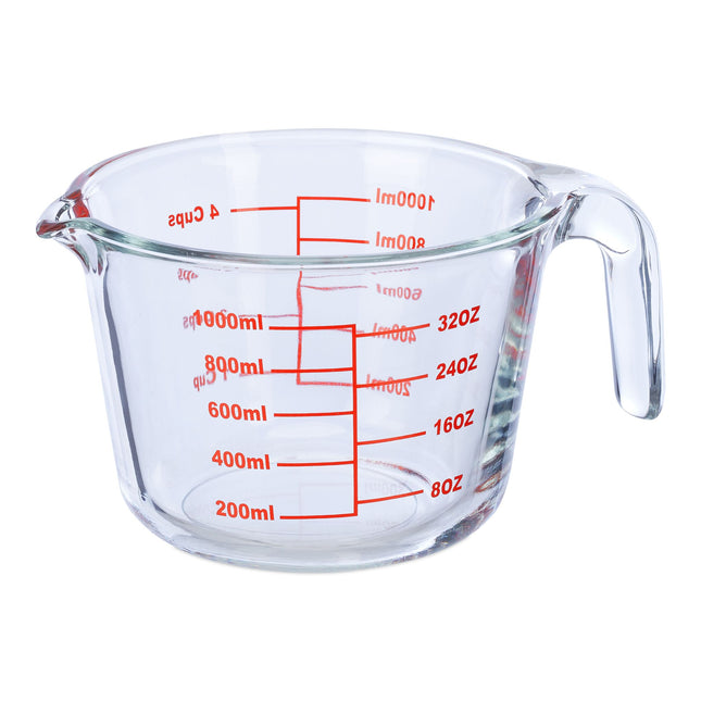 Matavimo indas stiklinėje 1000 ml
