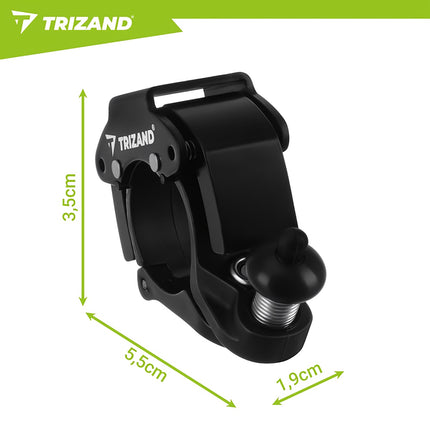 Mechaninis dviračio skambutis, juodas, 90-100 dB, universalus tvirtinimas