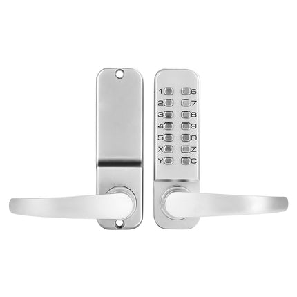 Mechanical Keyless Door Lock, 14-Key, Waterproof Handle