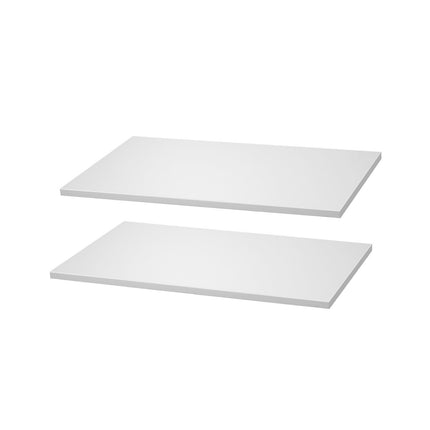 Melamine Shelf Boards, 2-Pack, White 23 x 14 x 0.6 in