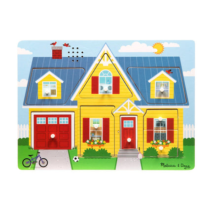 Melissa & Doug Dėlionė „Around House“ su garsais