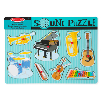 Melissa & Doug muzikos instrumentų garsų dėlionė