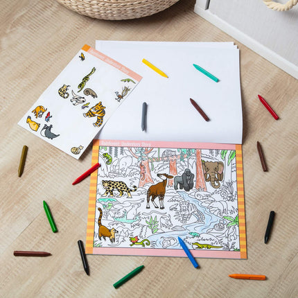 Melissa & Doug Lipdukų rinkinys „Seek & Find“ - Gyvūnėliai