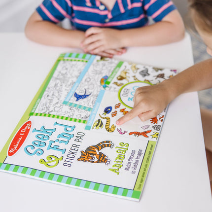 Melissa & Doug Lipdukų rinkinys „Seek & Find“ - Gyvūnėliai
