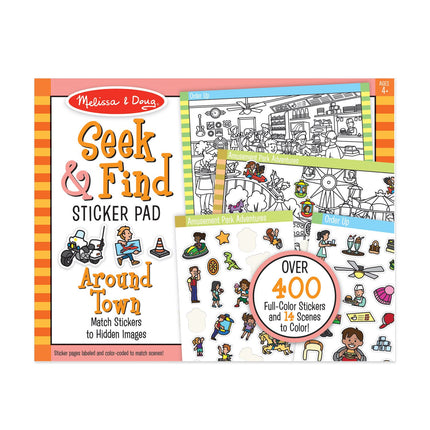 Melissa & Doug Lipdukų rinkinys „Seek & Find“ - Miesto lopšys