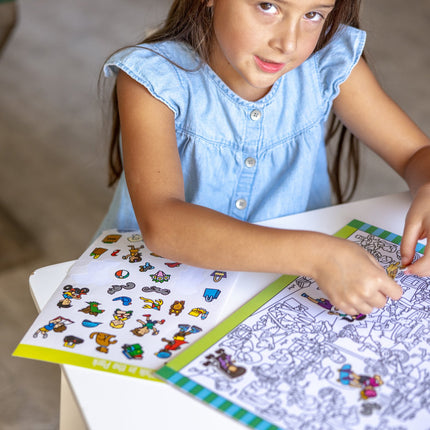 Melissa & Doug Lipdukų rinkinys „Seek & Find“ - Miesto lopšys