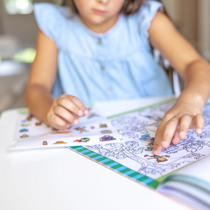 Melissa & Doug Lipdukų rinkinys „Seek & Find“ - Miesto lopšys