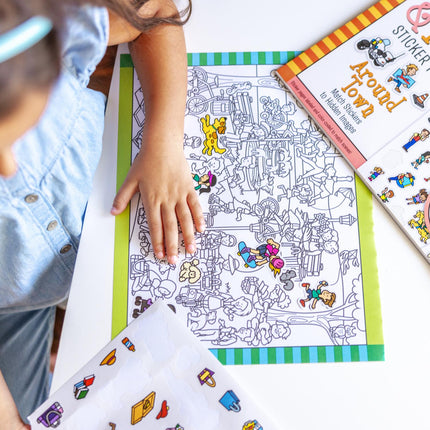 Melissa & Doug Lipdukų rinkinys „Seek & Find“ - Miesto lopšys