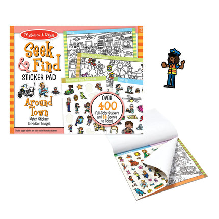 Melissa & Doug Lipdukų rinkinys „Seek & Find“ - Miesto lopšys