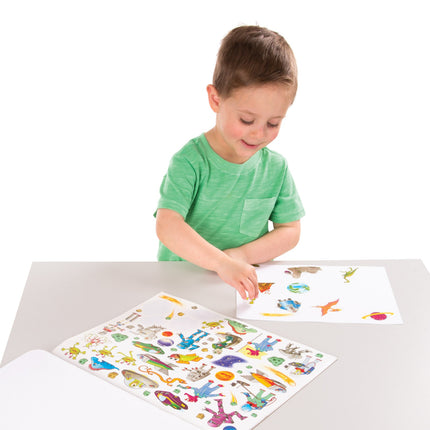 Melissa & Doug lipdukų rinkinys mėlynas