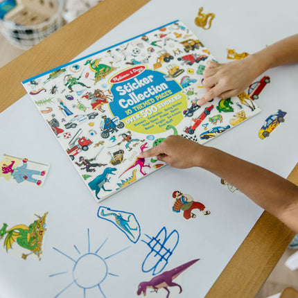 Melissa & Doug lipdukų rinkinys mėlynas