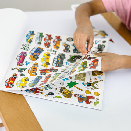 Melissa & Doug lipdukų rinkinys mėlynas