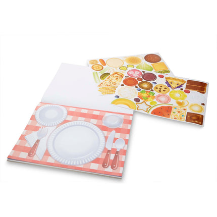 Melissa & Doug lipdukų bloknotas „Maisto gaminimas“