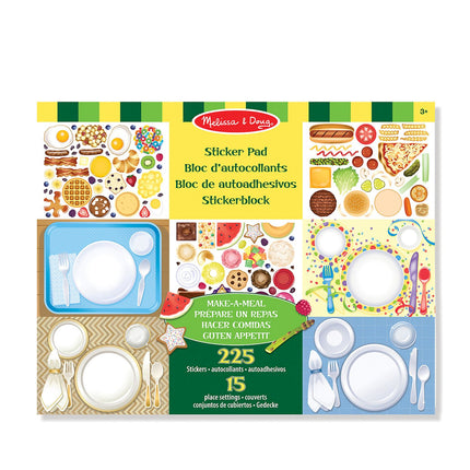 Melissa & Doug lipdukų bloknotas „Maisto gaminimas“
