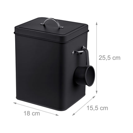 Metalinė laikymo dėžė su dangčiu, 6 l talpos