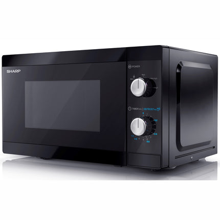 Microwave oven 20l Mechanical panel 800W Black