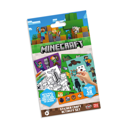 Minecraft lipdukų veiklos rinkinys