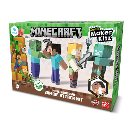 „Minecraft“ zombių atakos rinkinys - „pasidaryk pats“ pramogos vaikams