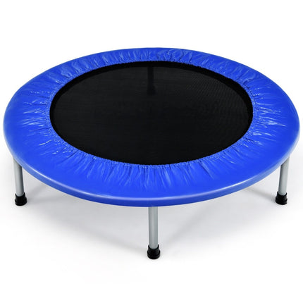 Mini fitneso batutas, 97 cm, sulankstomas, mėlynas, 150 kg keliamoji galia