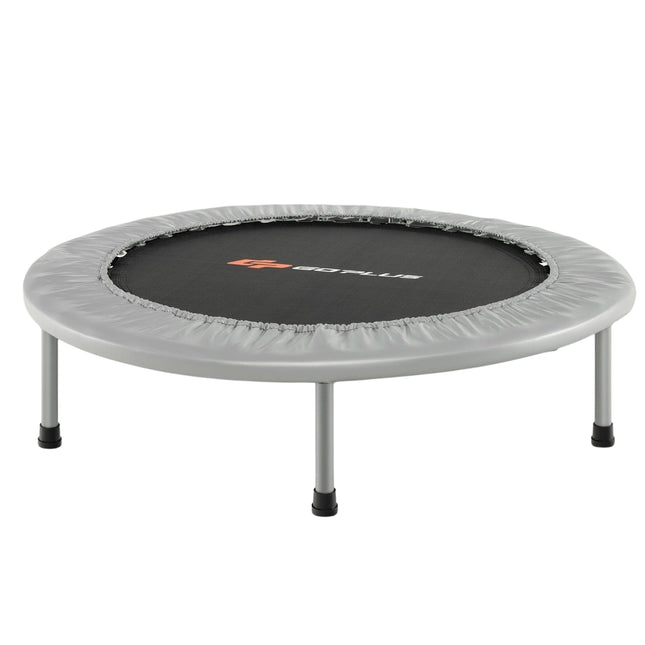 Mini fitneso batutas, sulankstomas, 97 cm, 150 kg keliamoji galia, pilkas