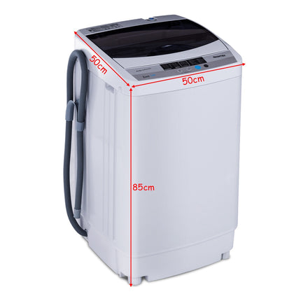 Mini pilnai automatinė skalbimo mašina, 4,5 kg, LED, pompa