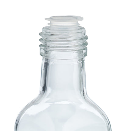 Mini stikliniai buteliukai su užsukamu dangteliu - 100 ml rinkinys